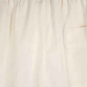 Slub cotton shorts