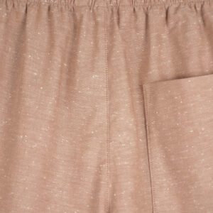 Slub cotton pants