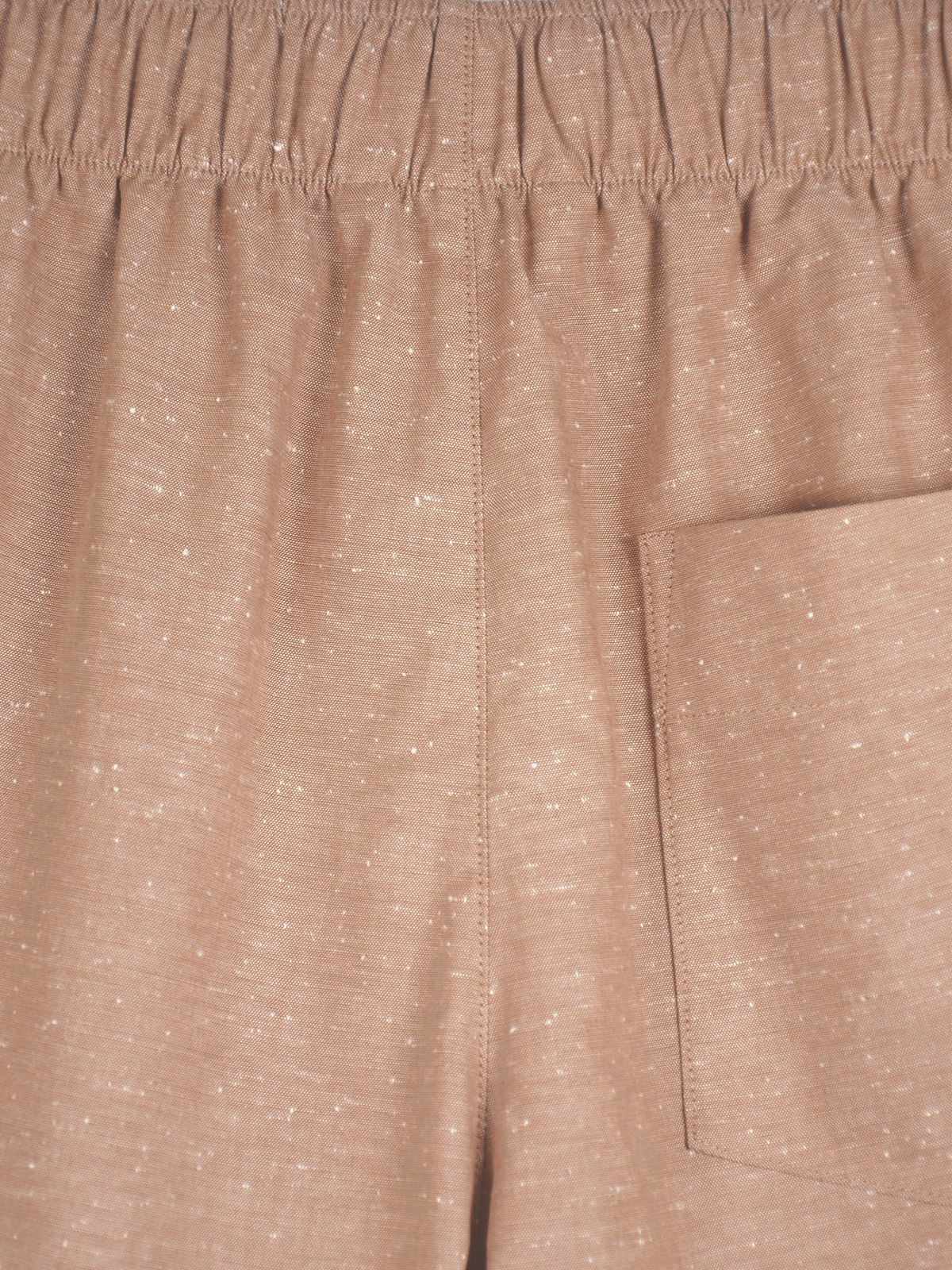 Slub cotton pants