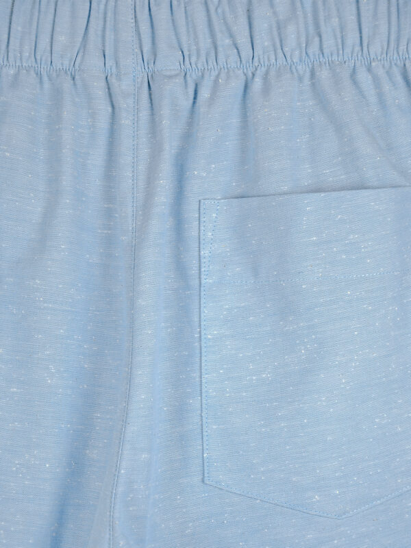 Slub cotton pants