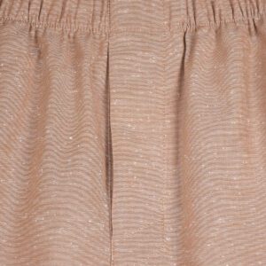 Slub cotton shorts