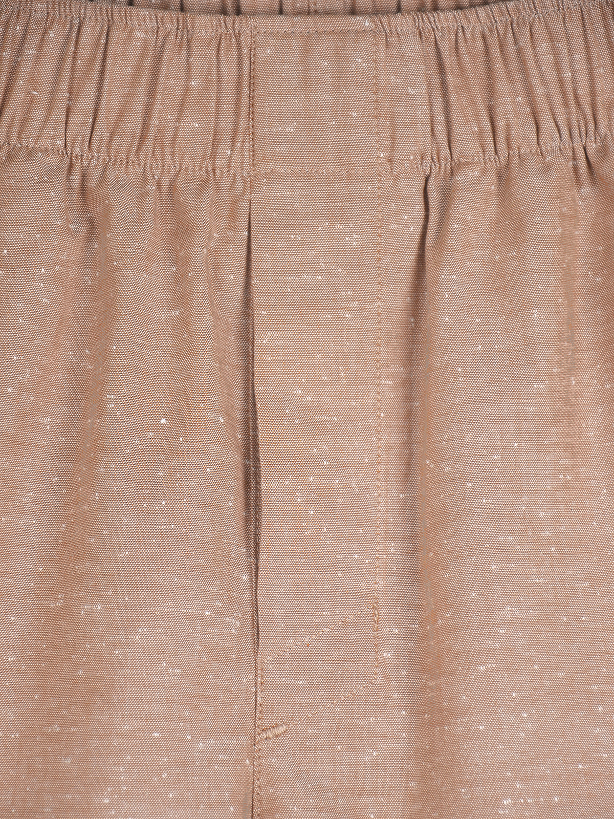 Slub cotton shorts
