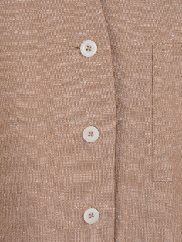 Slub cotton long sleeve shirt