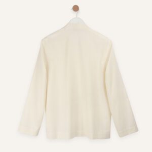 Slub cotton long sleeve shirt