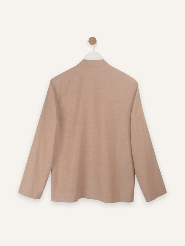 Slub cotton long sleeve shirt