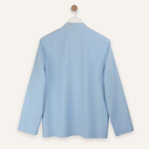 Slub cotton long sleeve shirt