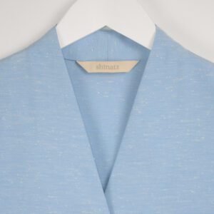 Slub cotton short sleeve shirt