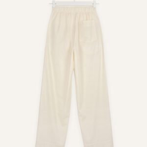 Slub cotton pants