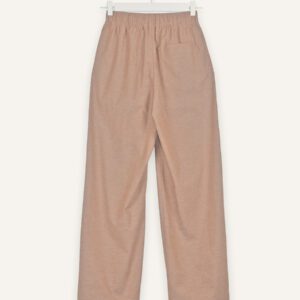 Slub cotton pants