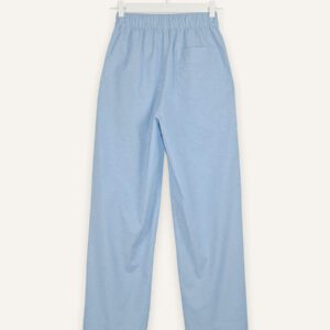 Slub cotton pants
