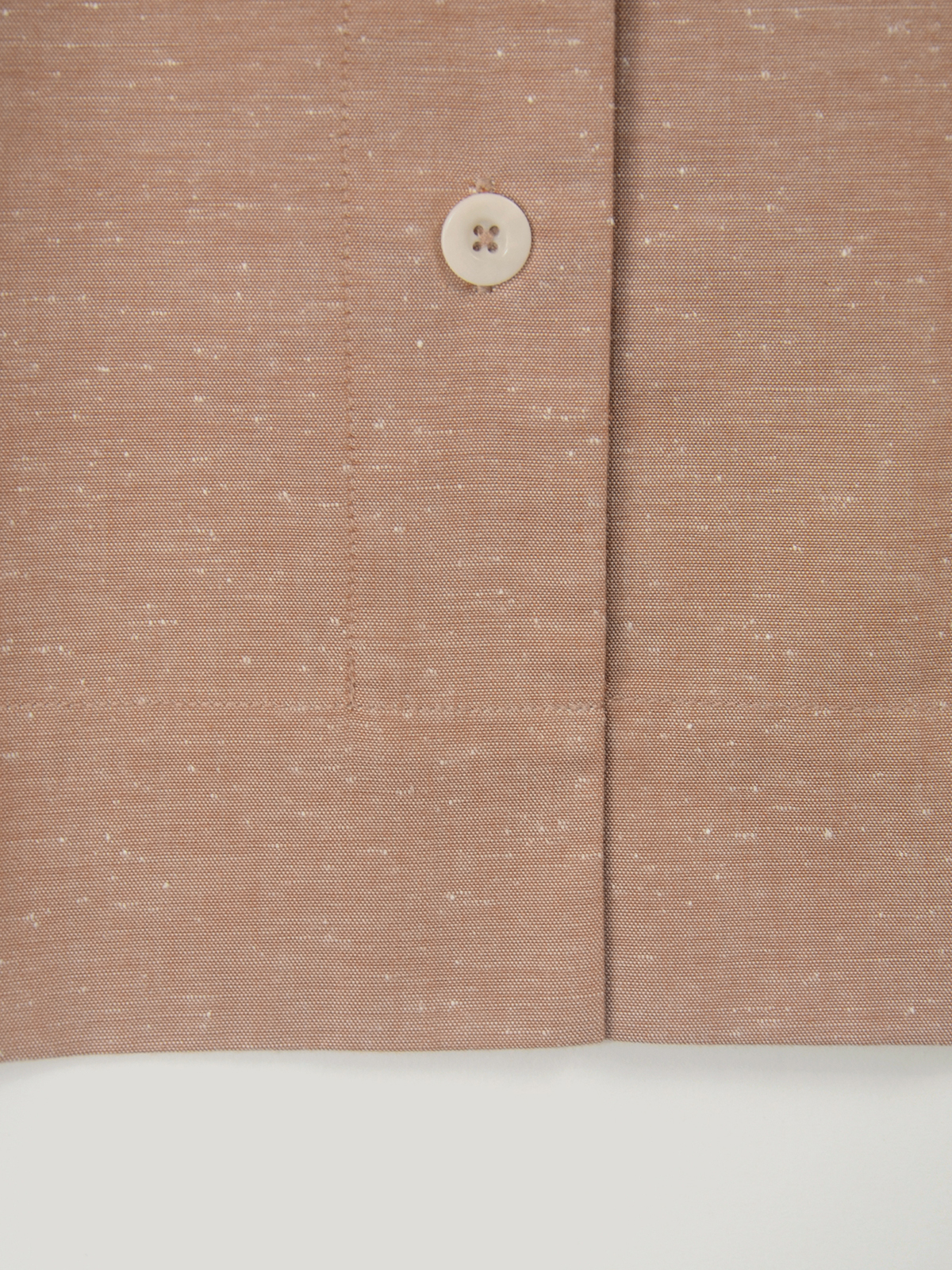Slub cotton short sleeve shirt