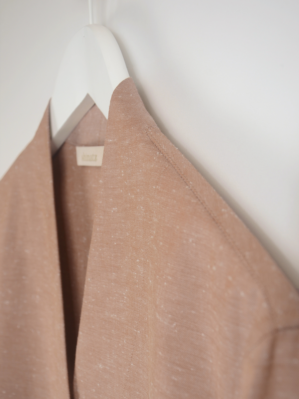 Slub cotton short sleeve shirt