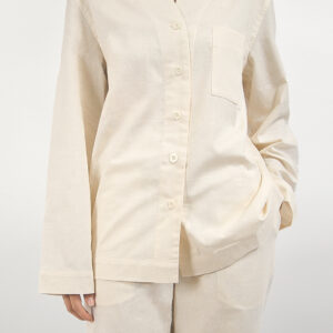 Slub cotton long set