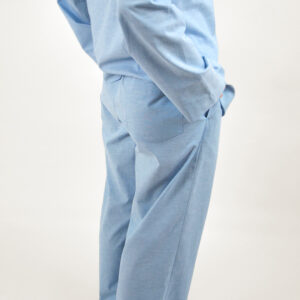 Slub cotton long set