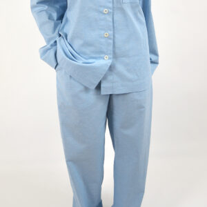 Slub cotton long set